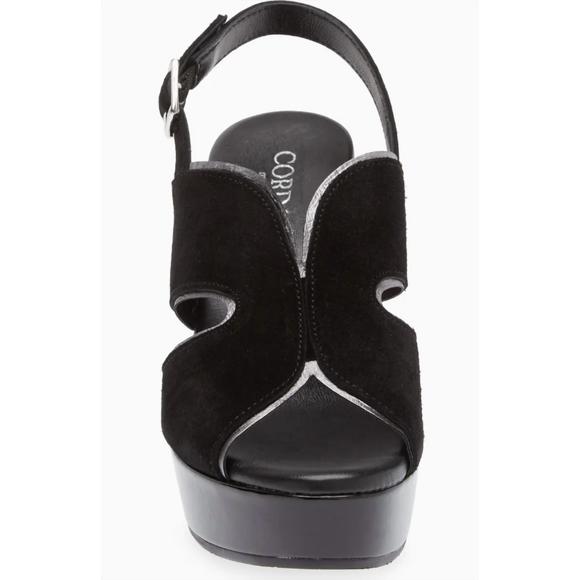 NEW CORDANI toni slingback heels in black suede - Picture 4 of 6